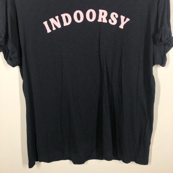 Zutter Black Indoorsy Short Sleeve Graphic Tee Size Small - Picture 4 of 12